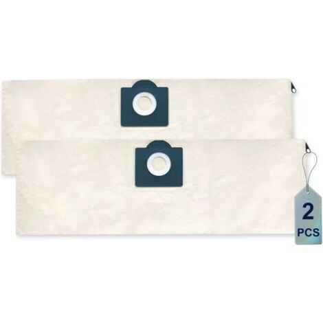 Lot de 2 Sacs à Poussière Lavables en Tissu Réutilisable pour Karcher WD3 WD 3 Premium MV3 WD3200 SE4001 6.959-130.0 Sacs d'aspirateur (1/4)