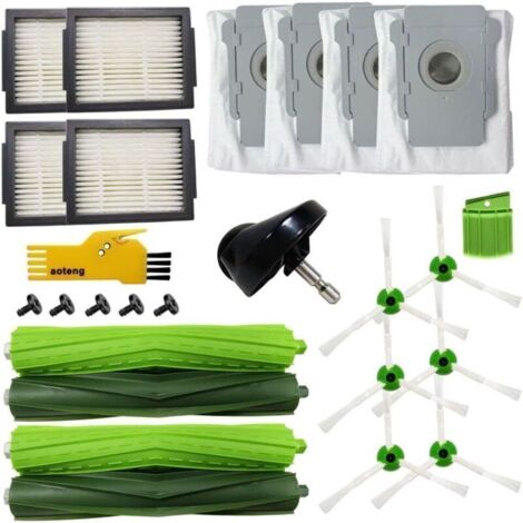 Kit d'accessoires pour iRobot Roomba série i7 Pièces de rechange Pièces de rechange pour i7 i7 + i7 Plus i3 et E5 E6 E7 (1/4)