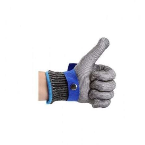 (XL) Gants Résistants Aux Coupures En Acier Inoxydable Gant De Travail De Sécurité Niveau 5 Protection (1/4)