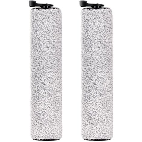 (2 pièces) Rouleaux de Brosse de Remplacement Compatibles avec l'aspirateur eau et Poussière sans fil Tineco iFloor 3/ Floor One S3/ iFloor 2, Kit D'accessoires de Pièces de Rechange (1/4)