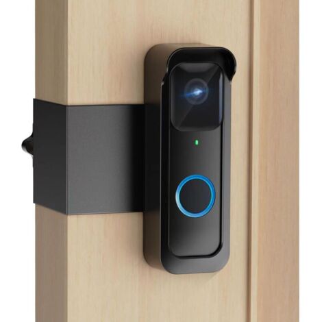 Support de sonnette vidéo compatible avec Blink, support de fixation antivol pour sonnette vidéo avec lumière clignotante, angle réglable, kit d'accessoires pour caméra de sonnette sans perçage pour a (1/4)