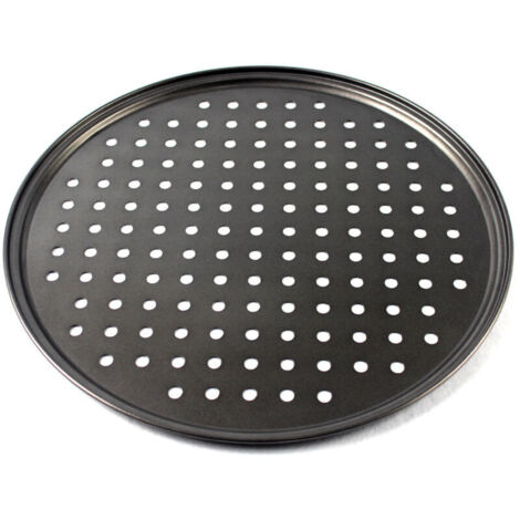 Perforé Non Bascule -pizza Pan de Sol Solide Ventilation de Sol (26CM) (1/4)