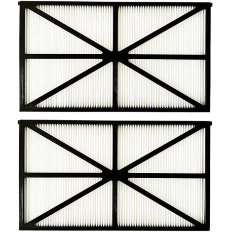 Lot de 4 Panneaux Filtres pour Robot Tiger Shark - RCX70101PAK2 - Noir