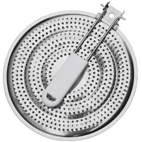 Diffuseur de Chaleur en Acier Inoxydable 21 cm pour Plaque de Cuisson au gaz Uniquement (1/4)