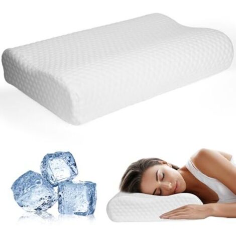 Oreiller Hauteur Réglable Oreiller Cervical Mémoire De Forme DVZV - Ergonomique, Respirant, Pour Dormeurs Côté/dos