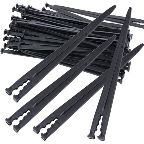 Supports de tuyaux d'arrosage, lot de 50, pour tuyaux d'arrosage de 4/7 ou 3/5 pouces, fixations pour tuyaux d'arrosage (1/3)