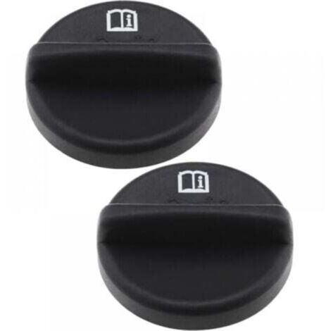 Bouchon de remplissage d'huile moteur de voiture 2 pièces 55566555 Compatible avec Astra J Corsa E Cascada Insignia A Zafifa C bouchon de réservoir d'huile de voiture (1/4)