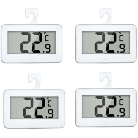 Thermomètre numérique étanche avec thermomètre pour compartiment congélateur avec écran LCD facile à lire, parfait pour une utilisation en extérieur (1/4)