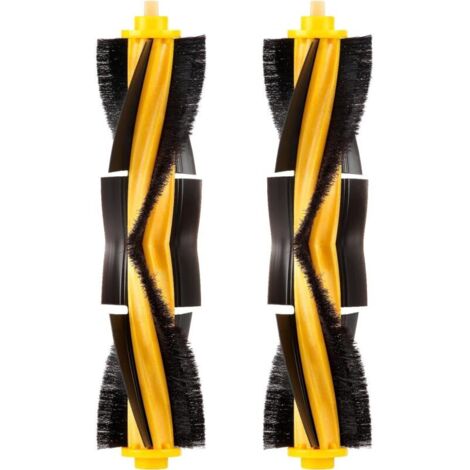 (2 pièces) Brosses à Rouleaux Brosse Principale Pièces de Rechange pour Robot aspirateur Ecovacs DEEBOT OZMO 920 950 T8 AIVI Max T9 T5 N5 N7 N8+ N8 Pro DX55 DX93 DJ65