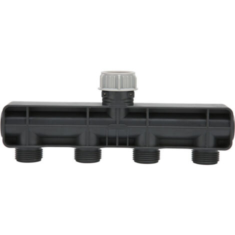 Robinet de jardin à 4 voies G3/4, filetage mâle femelle, séparateur d'eau polyvalent, vanne d'irrigation pour jardin, Patio, ferme (1/4)