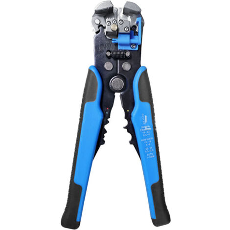Pince à dénuder automatique 3 en 1, poignée antidérapante, économie de travail, pince à dénuder pour électricien, bleu (1/4)