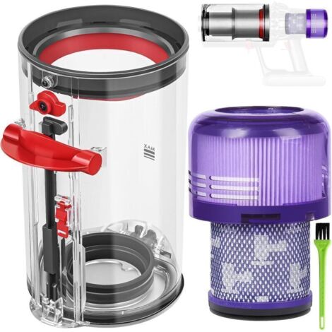 Poubelle Collecteur Réservoir pour Dyson V11 V15 SV14 SV17 Filtre Bac à Poussière Cuve Pièces Détachées Accessoires Conteneur Filtrante Rechange pour Dyson SV22 SV15 SV28 Accessoires Dust Bin (1/4)