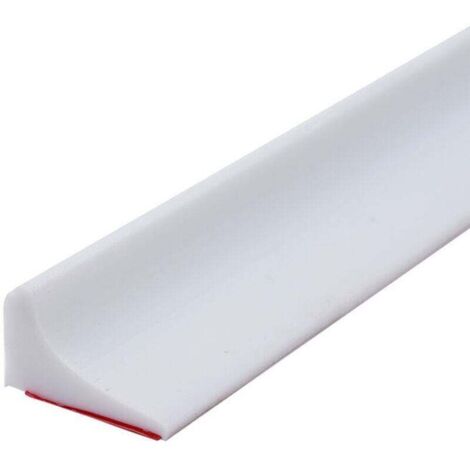 200CM Barriere De Douche Silicone,Barre De Seuil De Douche Anti Débordement Autocollant,Barrage Eau Douche,Seuil Douche Barrage D'eau,Barrière De Douche Pliable Pour Sol De Salle De Bain-Bla (1/4)