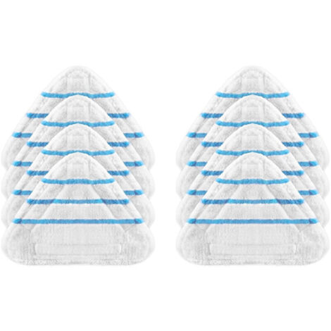 8 Housses Lingettes pour Balai Vapeur Silvercrest Lidl Universel Accessoires pour Nettoyeurs Vapeur (1/4)