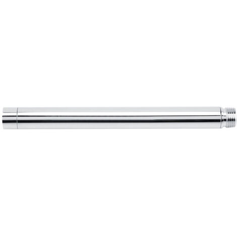 ,Accessoire de salle de bain Tube d'extension de douche rond en acier inoxydable 201 de 8 pouces avec chromage (1/4)