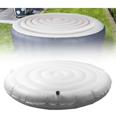 Couverture Gonflable de Spa, Couvercle Pliable à économie d'énergie, couvertures de Remplacement pour spas gonflables Ronds extérieurs (1/4)
