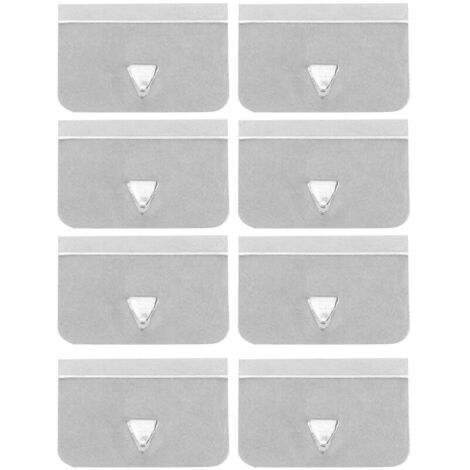 Canal de déflecteur de pluie et de vent universel pour voiture, ensemble de clips de retenue de fixation en acier inoxydable (8 pièces). (1/4)