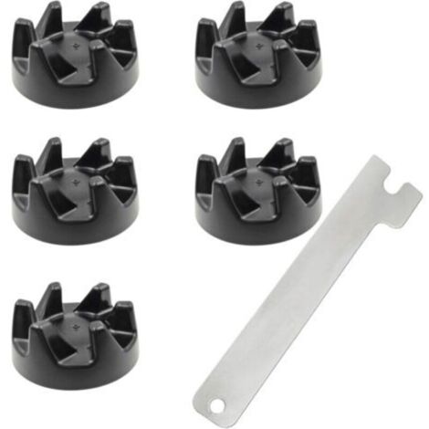 Accouplement en caoutchouc pour mélangeur, 5 pièces, avec outil de démontage pour Kitchenaid 9704230 (1/4)