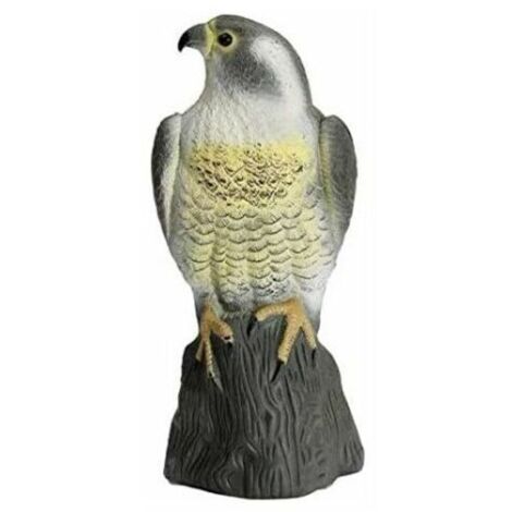 Grand leurre réaliste pour faucon Garden Mile, répulsif pour oiseaux, antiparasitaire réaliste à grande échelle pour oiseaux de proie, statue de jardin réaliste, répulsif pour chats e (1/3)