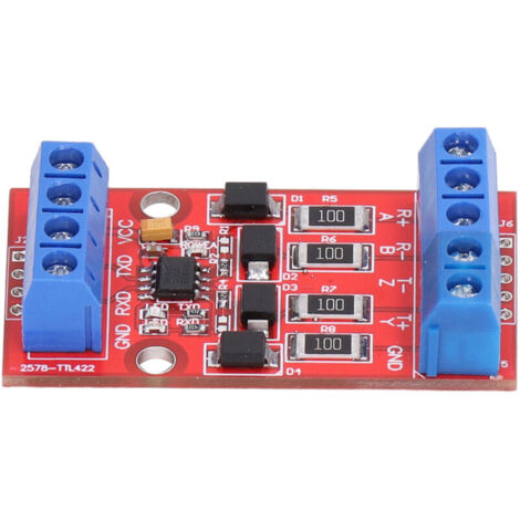 Module de Convertisseur de Niveau RS422 à TTL, Carte de Conversion de Port Série UART Bidirectionnel 5V, Accessoires Professionnels.