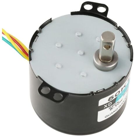 50KTYZ AC 220V 6-10w Moteur Synchrone à Aimants Permanents CW/CCW Moteur Electrique à Couple Elevé à Faible Vitesse (10rpm) (1/4)
