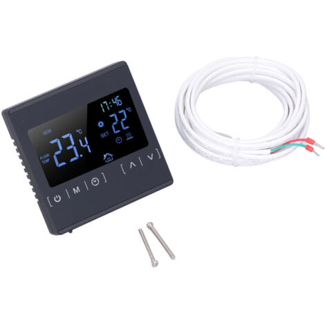 Thermostat thermique à double température Contrôle 16A Thermogeur du sol électrique Thermorégulateur AC85V-240V. (1/4)