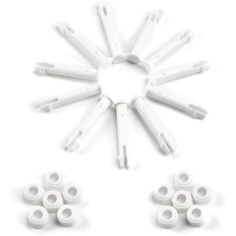 12 Pièces Goupille en Plastique,Pièces Détachées Piscine Intex,Goupille en Plastique Piscine,pour la Plupart des Piscines à Cadre - Piscine Rectangulaire/Ronde (5,5 cm / 2,17 Pouces) (1/4)