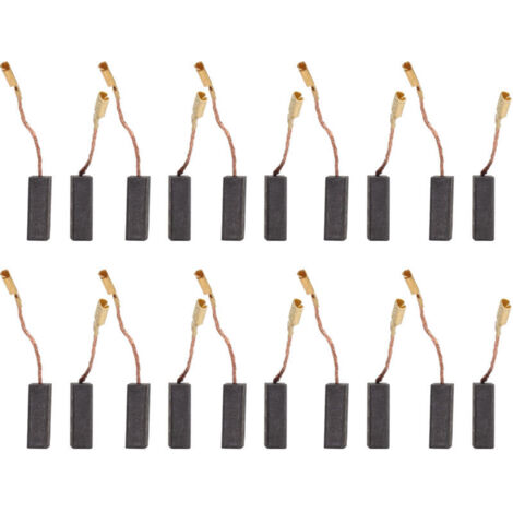Generic Brosses de Moteur à Charbon, Cuivre Haute Résistance 20 Pièces Installation de Pinceaux Moteurs Faciles à Utiliser pour le Remplacement