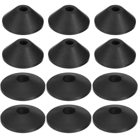 Kit de prévention des fuites de cuvette de toilette, lot de 12 rondelles coniques en caoutchouc
