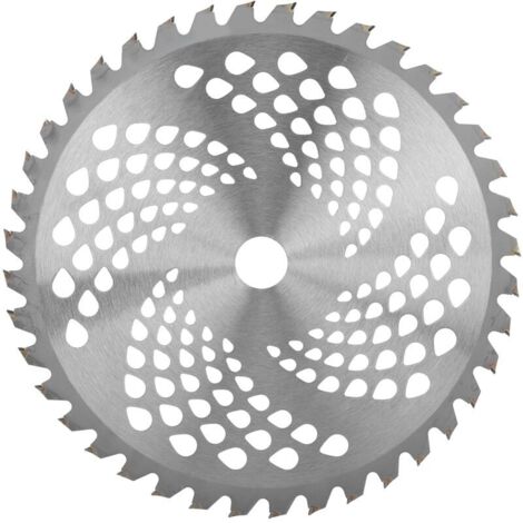 Accessoire de remplacement de lame circulaire de débroussailleuse en acier au manganèse 40T (1/4)