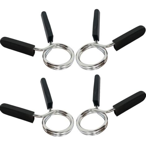 Pince Haltere, 4 Pcs Pinces à Ressort pour Haltères (1/4)