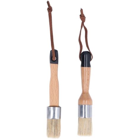 Pinceau à Cire, Pinceau Inoffensif à Poils ergonomiques pour la décoration de la Maison pour la Table (1/4)
