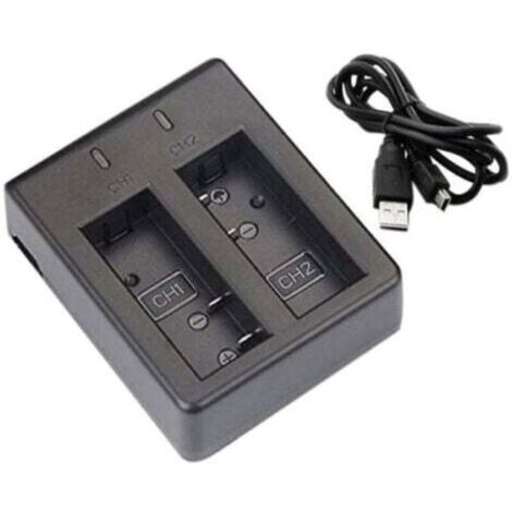 Double chargeur pour Eken H9 H9r et Sjcam Sj4000 Sj 4000 Sj5000