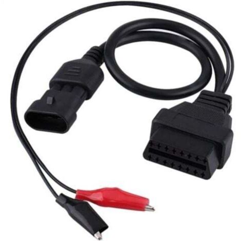 Cble de diagnostic de connecteur adaptateur OBD2 3 broches à 16 broches pour Fiat Alfa Lancia (1/4)