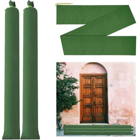 Sac Anti Inondation, Sacs de Sable Longs En Toile, Sacs de Sable Longs En Toile, Sac de Absorbeurs de Fuite D'eau, Adapté pour Protection Contre Les Inondations Dans Les Garages, 2 Pièces (1/4)