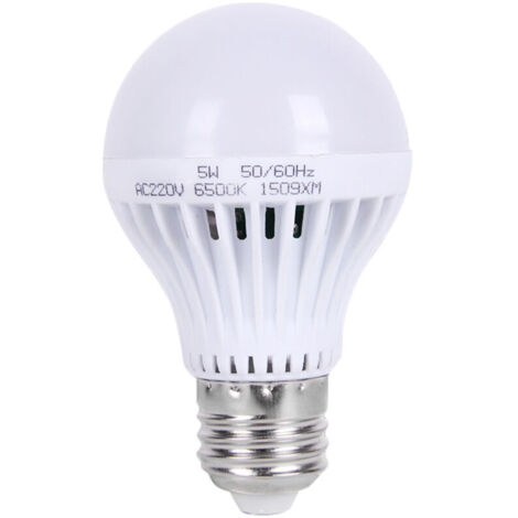 Ampoules de capteur de son 220V E27 lampes LED contrle de la lumière sonore allumer/éteindre automatiquement l'ampoule de capteur de veilleuses (1/4)
