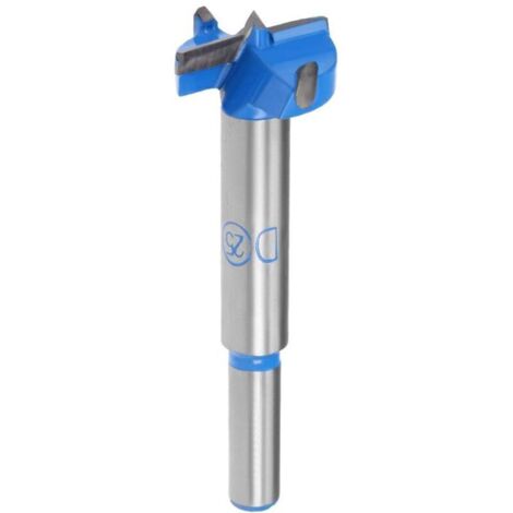 Forstner Forets 25 mm, ouvre-tarière en carbure de tungstène pour scie cloche à bois, perçage de trous de charnière pour le travail du bois (bleu, gris)