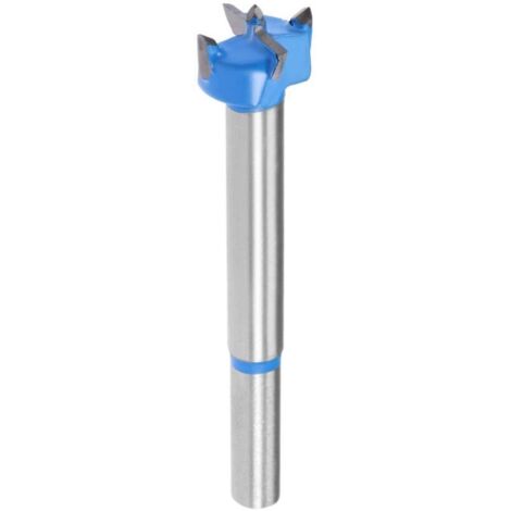 Forstner Forets 17 mm, ouvre-tarière en carbure de tungstène pour scie cloche à bois, perçage de trous de charnière pour le travail du bois (bleu, gris) (1/4)