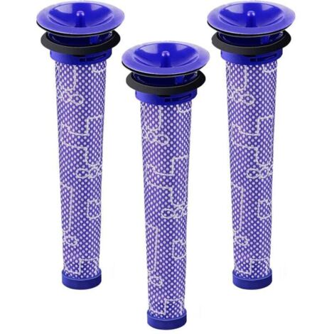 Filtre Dyson V6,Préfiltre dyson dc62 v6 v7 v8, Aspirateur，Accessoires Rechange Filtre Pré Moteur
