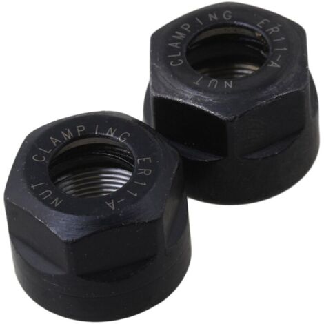 2 pièces ER11 A type pince de serrage écrou CNC tour de fraisage M14x0.75mm (1/3)