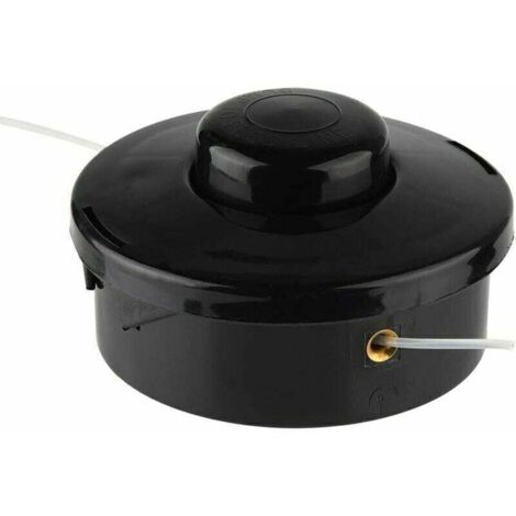 Lot de 2 Têtes de Débroussailleuse Universelles A6481, Bobines de Rechange en Nylon pour Tondeuse Débroussailleuse, Filetage M10 X 1,25, Compatible avec Débroussailleuses Thermiques à Essence (1/4)
