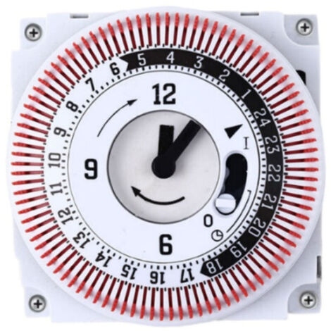 Minuterie mécanique 250 V, compteur de temps, rappel 15 min 24 h, compte à rebours de cuisine, contrôleur d'économie d'énergie, interrupteur de synchronisation industriel (1/3)