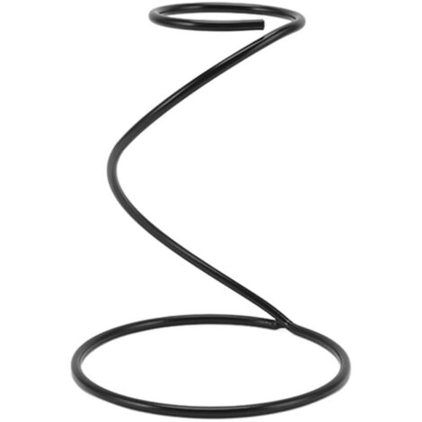 Café Dripper Stand - Black Spiral Coffee Dripper Stand Metal Filtre Cadre Rack Rack Hand Drip Verser sur le Support de Brasseur à café (1/4)