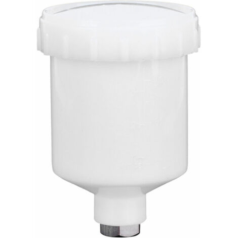 Remplacement de Récipient de Tasse en Plastique de 125ml pour Les Pistolets de Pulvérisation à Alimentation par Gravité d'air avec des Pièces de Peinture à Filetage Femal de 15mm (1/4)