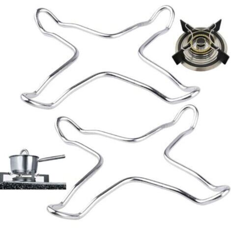 Réducteur de gaz 2 pièces pour cuisinière à gaz, dessous de plat, wok, cuisinière à gaz, cuisinière à gaz, dessous de plat, support de cafetière