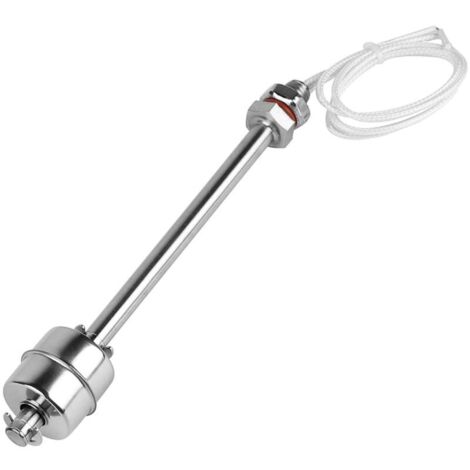 Interrupteur à flotteur en acier inoxydable - 150 mm - Capteur de niveau d'eau M10 - Régulateur de niveau d'eau 0 220 V - Capteur de niveau de liquide - Pour pompe à eau, piscine, étang