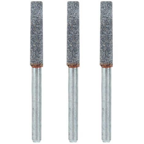 Ajusteur de la Tronçonneuse de 3 Pcs pour Broyage des Bavures, des Pierres d'aiguisme de l'Oregon, un Fichier de Pierre en Diamant, 4 Mm, 532 Pouces, Outil d'aigrissement de l'Outil