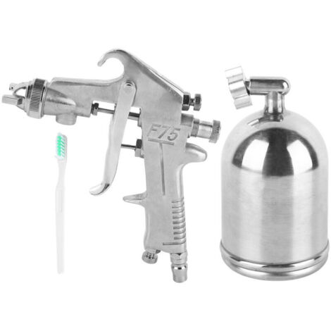 Pistolet à Peinture, Pistolet à Peinture, Pistolet à Peinture à Haute Atomisation, Pistolet à Peinture Automatique pour Pulvérisation de Peintures à Base d'huile ou au Latex, (1/4)