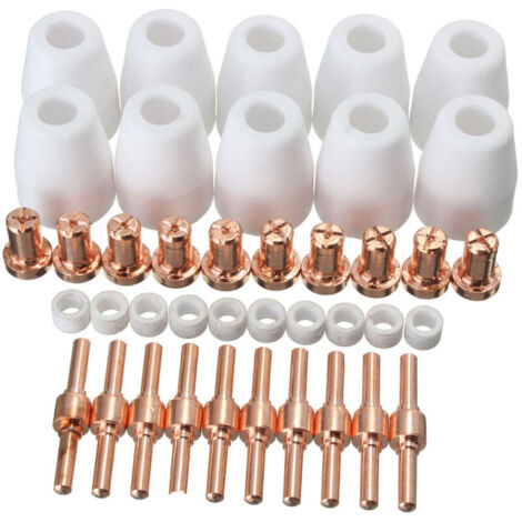 Consommables à Couteaux de Plasma Air Plasma Consommation de Coupe étend pour PT-31 Torch Cut-40 50 (1/4)