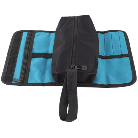 Sac à Outils en Tissu Oxford 600D, Sac à Outils avec Poignée de Transport, Facile à Transporter, Porte-outils de Rangement d'Outils d'électricien (1/4)